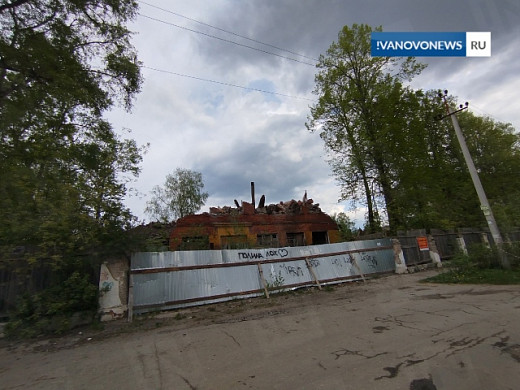 В Иванове сносят здание бывшей школы-интерната на улице Короткова